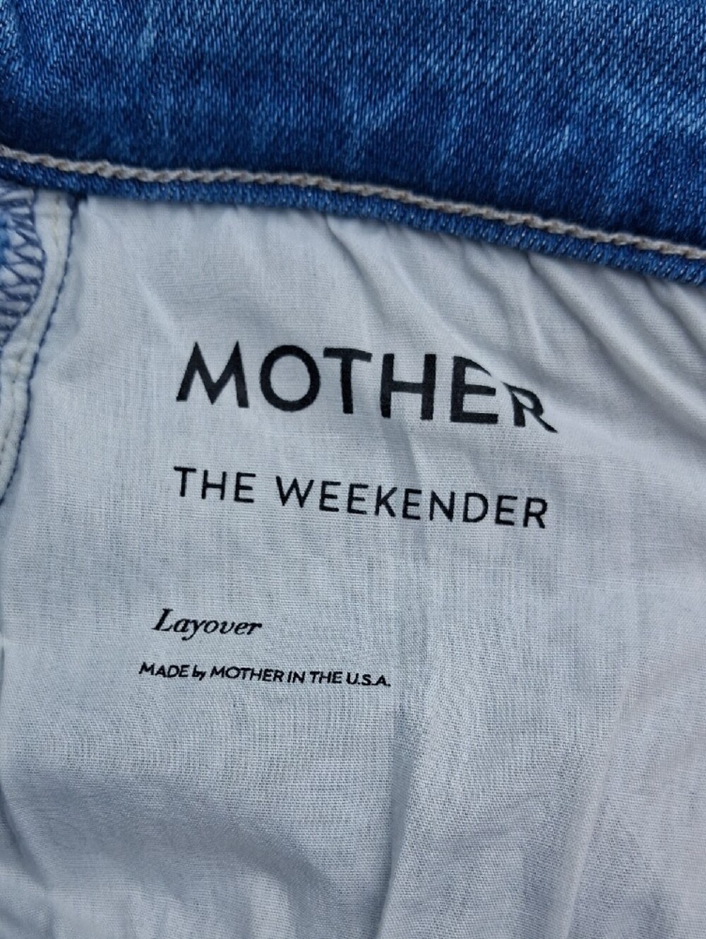 Mother The Weekender Flare Jeans - Classic Mid Wash - Picture 8 of 8